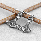 Viking hængende øreringe Thor's Hammer Mjolnir1