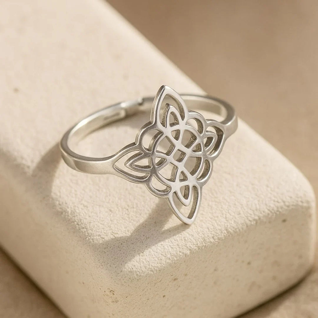 Nastavitelný prsten Kouzelnický uzel Věčná ochrana 