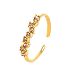 Prsten s kroužkem a zirkonem, kámen narození