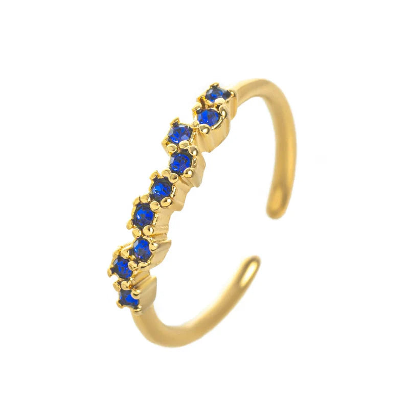 Prsten s kroužkem a zirkonem, kámen narození