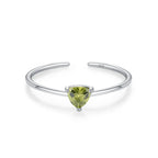 Farget zirkon fødselsstensring