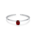 Farget zirkon fødselsstensring