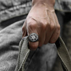 Prsten Černý Krychle Metatron černý