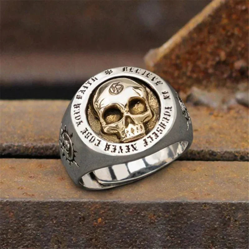 Bague Anneau pour Homme Tête de Mort