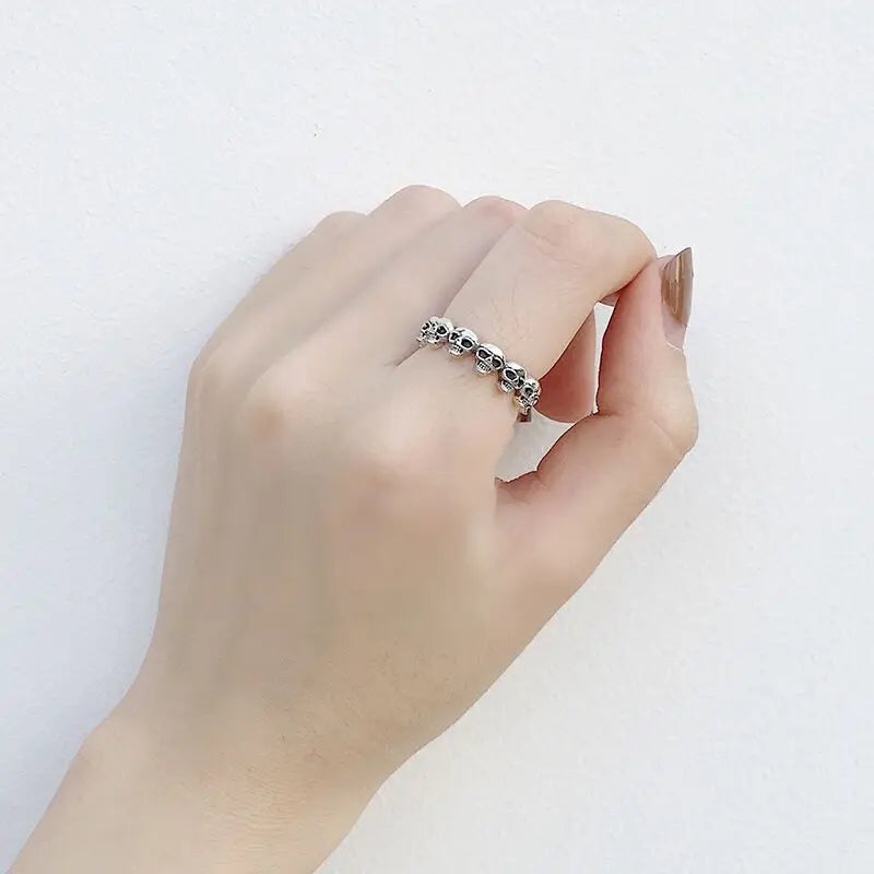 Bague Anneau Têtes de Morts
