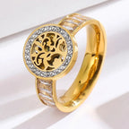 Prsten Strom života se zirkonem