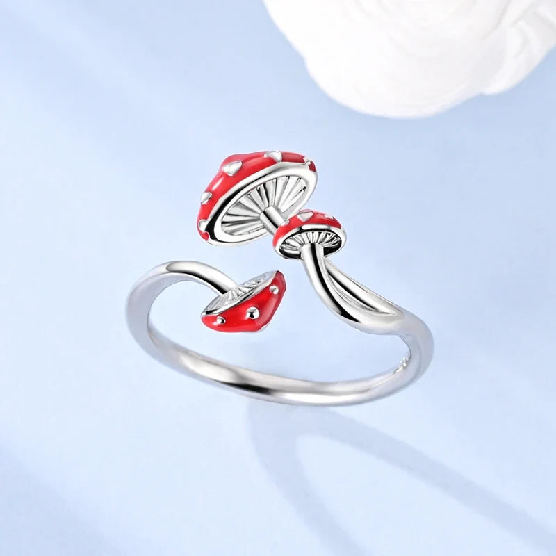 Podzimní prsten s houbami