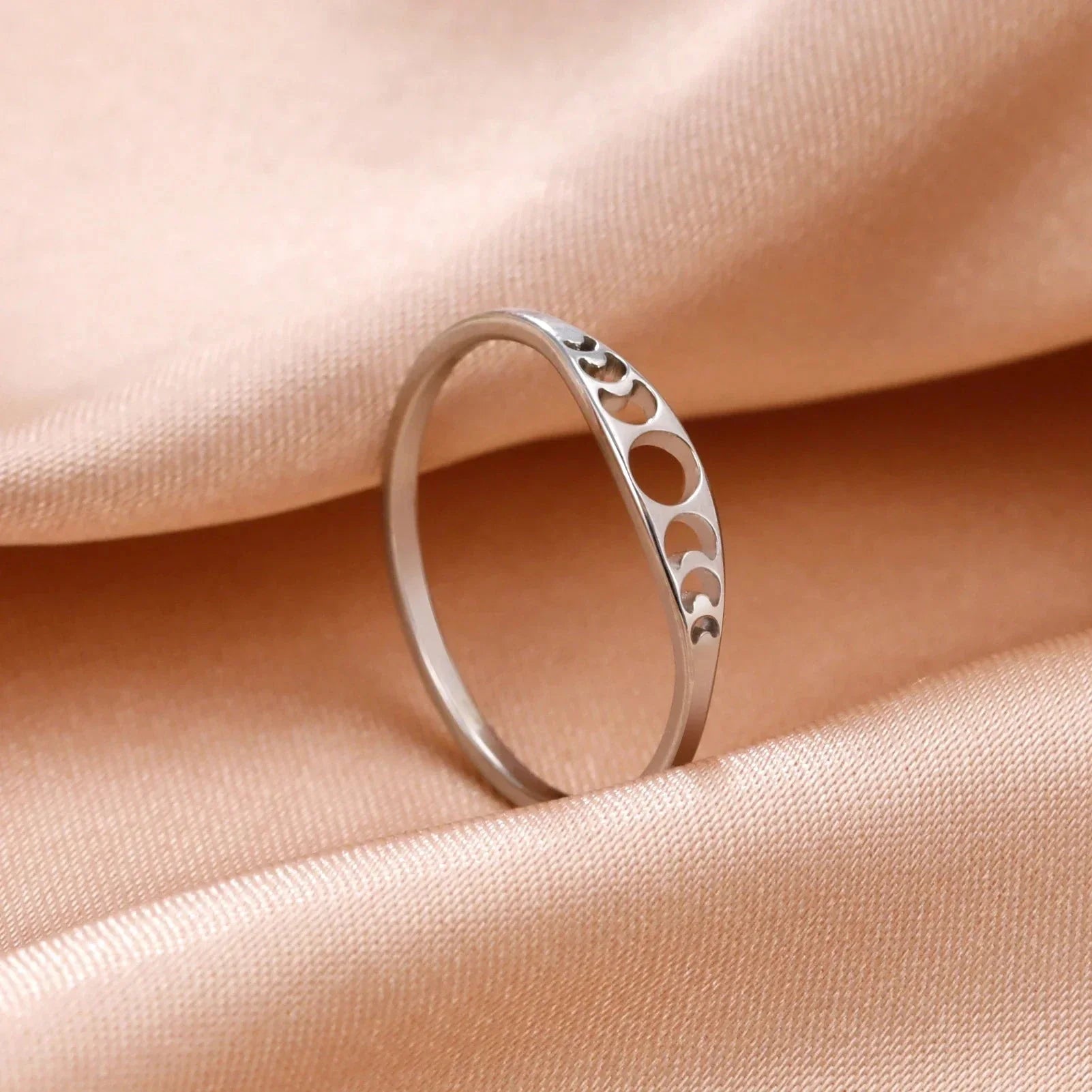 Bague avec Croissants de Lune argent