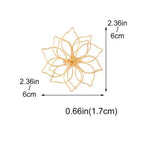 Ring med stor blomst