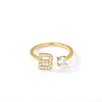 Personlig ring med initial b