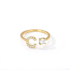 Personlig ring med initial c