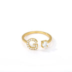 Personlig ring med initial g