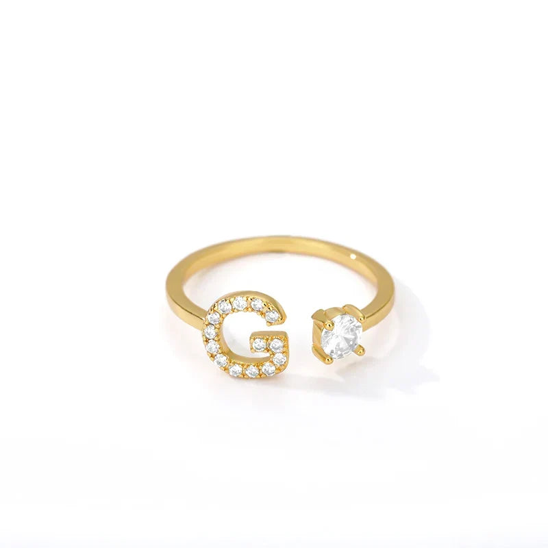 Personlig ring med initial g