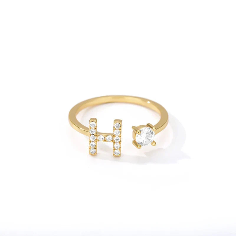 Personlig ring med initial h