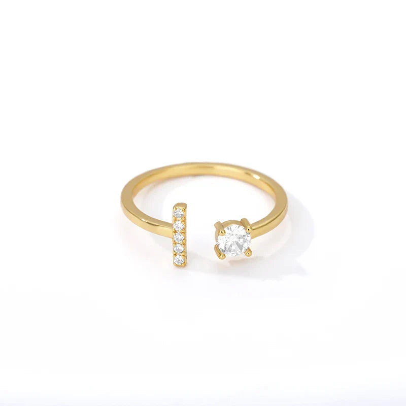 Personlig ring med initial i