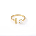 Personlig ring med initial i