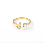Personlig ring med initial j