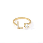 Personlig ring med initial l