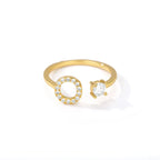 Personlig ring med initial o
