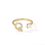 Personlig ring med initial q