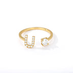 Personlig ring med initial u