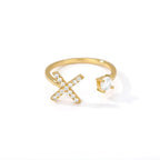 Personlig ring med initial x