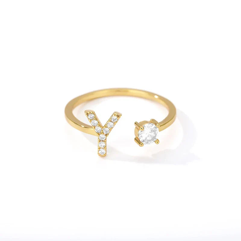 Personlig ring med initial y
