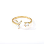 Personlig ring med initial y
