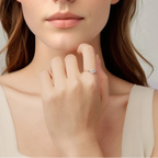 Prsten se čtyřlístkem ze zirkonu