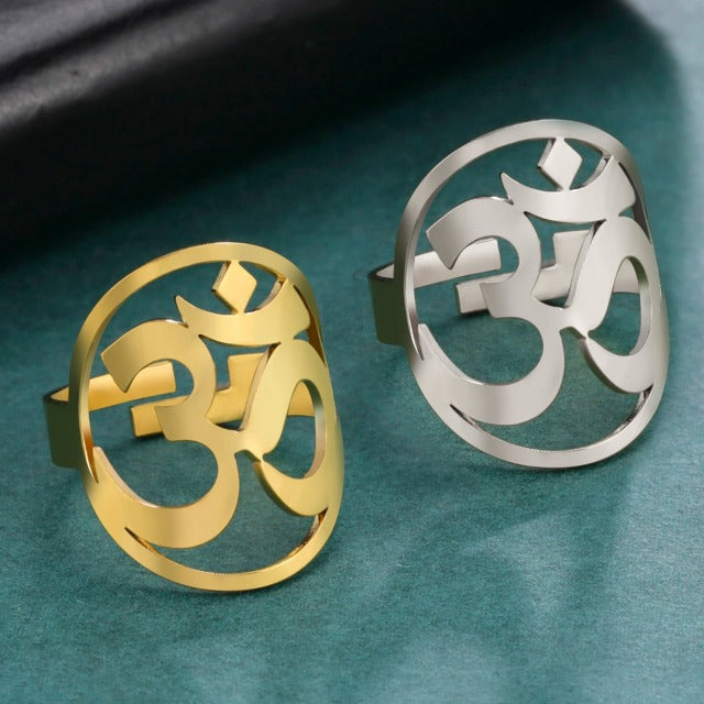 Buddhistisk Om Tibetansk Signetring til Mænd og Kvinder