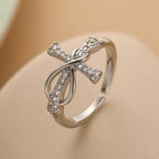 Prsten Křesťanský Kříž se Zirkonem pro Ženy stříbrný