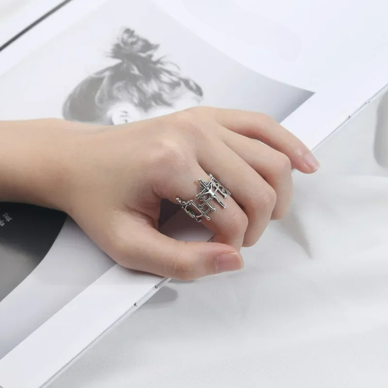 Bague Croix de Jésus Femme