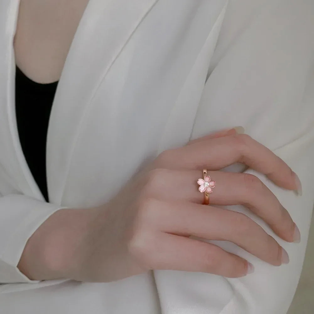 Bague d'anxiété ajustable Sakura