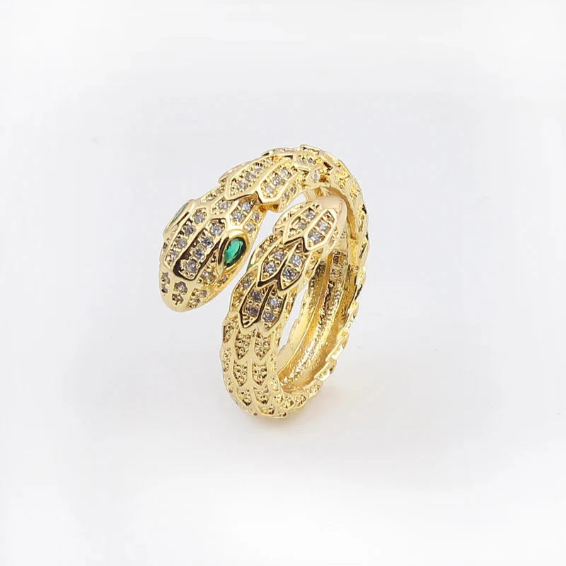 Bague Dorée Femme Serpent