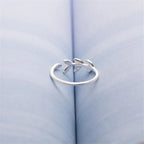 Elegant ring med laurbærblad