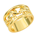 Elefant ring guld