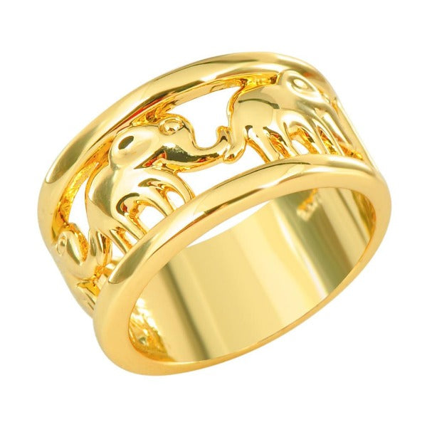 Elefant ring guld