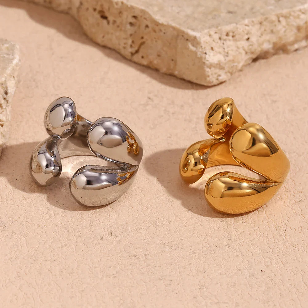 Original ring Dråbeformet ring sølv