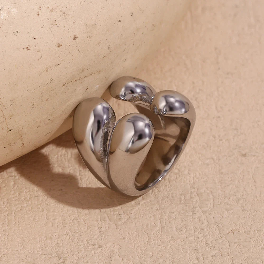Original ring Dråbeformet ring sølv