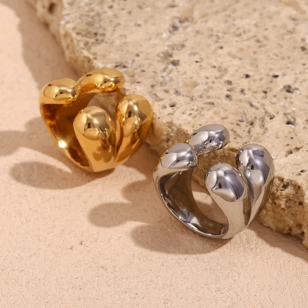 Original ring Dråbeformet ring guld