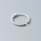 Dame ring uendelig sølv