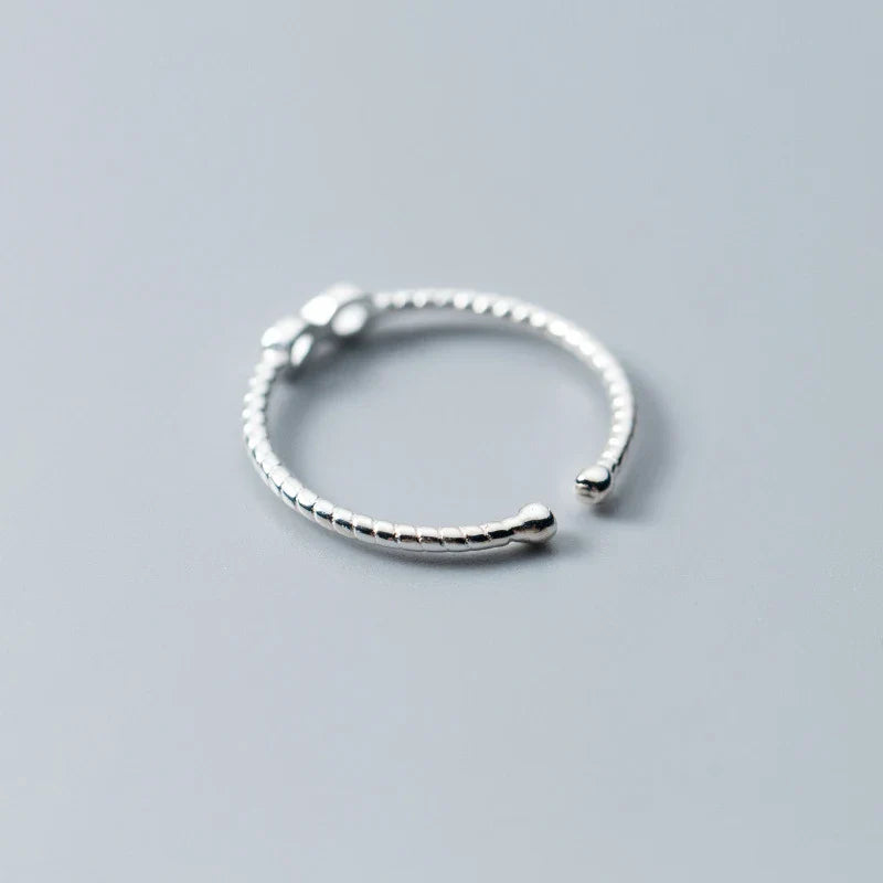 Dame ring uendelig sølv