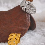 Palmeløv ring sølv