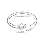 Fin Lotusblomst Ring til Kvinder