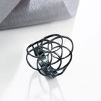 Ring Livets Frø Dame Svart ring