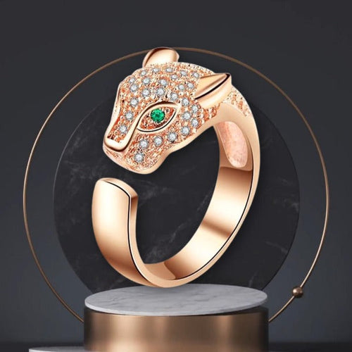 Gepardring i roségull