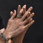 Pánský prsten Kříž Křesťanský prsten