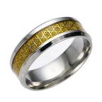 Bred herrring med Davidsstjärnor, judisk symbol, guld