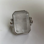 Ring Marique crystal vintage fransk 