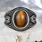 Tigerøye Ring Dame Ring